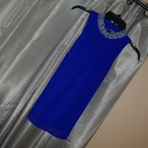 ROYAL BLUE WITH DIAMONDS TOP